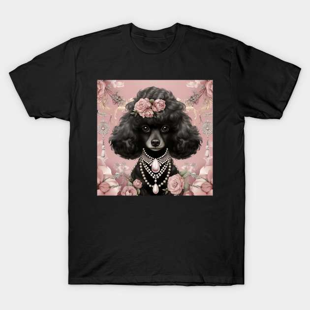 Luxury Poodle T-Shirt by Enchanted Reverie